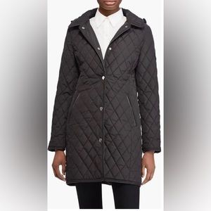 Lauren Ralph Lauren Black Quilted Jacket, size Small